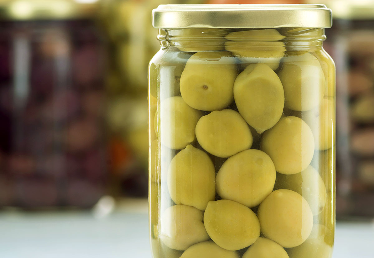 Sucrer les olives en saumure