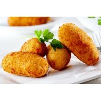 Cazzilli (potato croquettes) from Palermo with mint to fry, in a frozen bag - HoReCa line